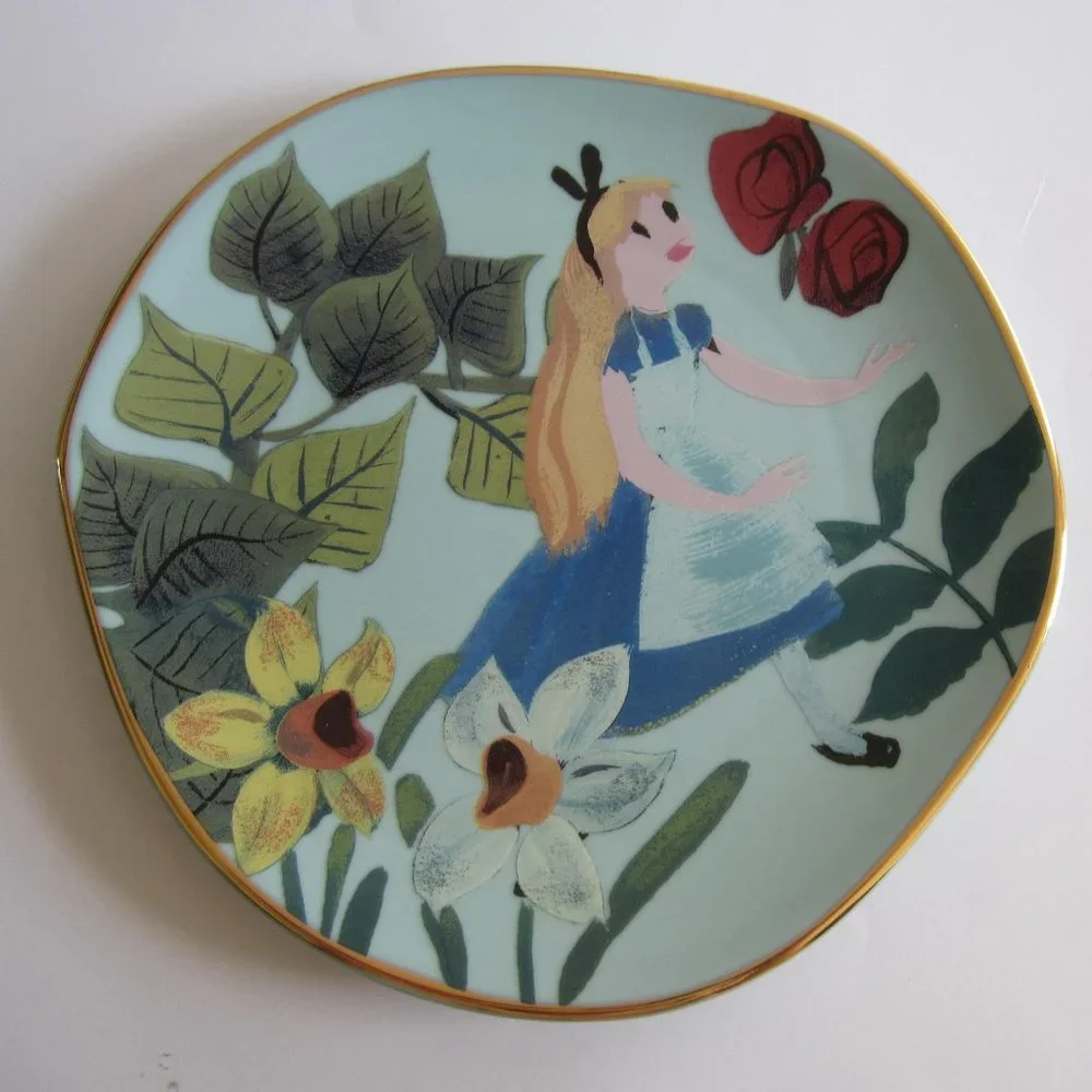Disney Alice in Wonderland Mary Blair 4 Plates - Picture 7 of 9